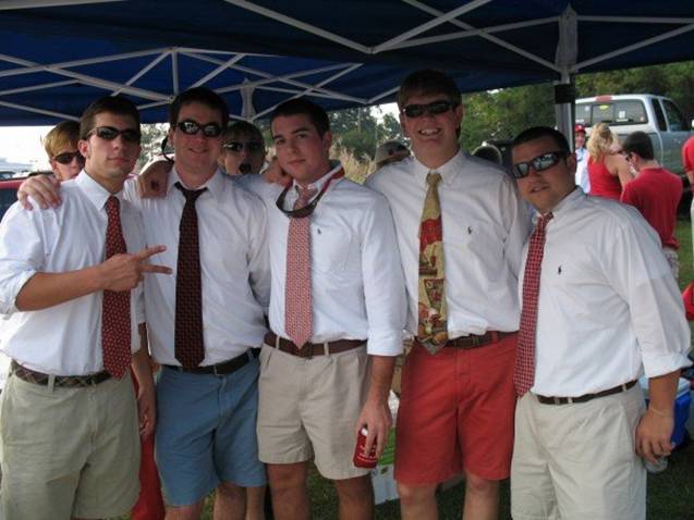 Frat sales khaki shorts